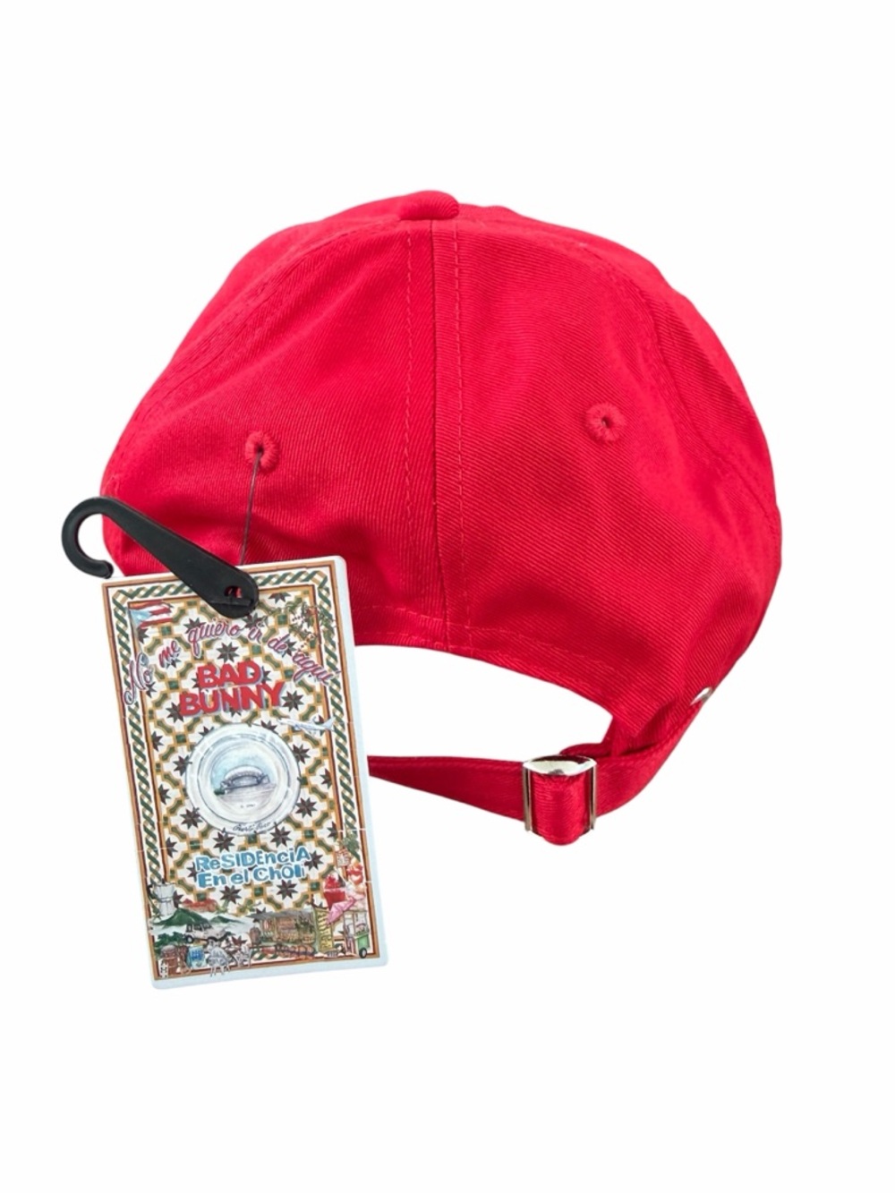 Red Hat with Puerto Rico Flag Patch - Picture 3 of 7